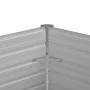 Braunes Blumenbeet aus verzinktem Stahl, 129 x 129 x 77 cm von , Töpfe und Pflanzgefäße - Ref: Foro24-45721, Preis: 64,38 €, ...