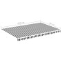 Ersatzstoff für anthrazitgraue und weiße Markise 4,5x3 m von , Markisen - Ref: Foro24-311989, Preis: 63,32 €, Rabatt: %