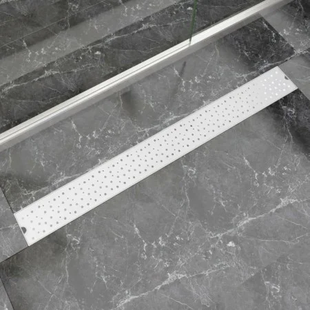 Linearer Blasenduschablauf aus Edelstahl 1030 x 140 mm von vidaXL, Abflüsse - Ref: Foro24-142194, Preis: 54,29 €, Rabatt: %