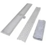 Linearer Blasenduschablauf aus Edelstahl 1030 x 140 mm von vidaXL, Abflüsse - Ref: Foro24-142194, Preis: 54,29 €, Rabatt: %