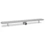 Linearer Blasenduschablauf aus Edelstahl 1030 x 140 mm von vidaXL, Abflüsse - Ref: Foro24-142194, Preis: 54,29 €, Rabatt: %