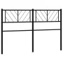 Kopfteil aus schwarzem Metall, 150 cm von , Kopf- und Fußteile - Ref: Foro24-372213, Preis: 34,57 €, Rabatt: %