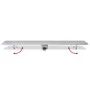 Linearer Blasenduschablauf aus Edelstahl 1030 x 140 mm von vidaXL, Abflüsse - Ref: Foro24-142194, Preis: 54,29 €, Rabatt: %