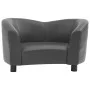 Sofá para perros cuero sintético gris 67x41x39 cm de , Camas para perros - Ref: Foro24-170948, Precio: 77,44 €, Descuento: %
