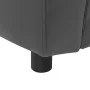 Sofá para perros cuero sintético gris 67x41x39 cm de , Camas para perros - Ref: Foro24-170948, Precio: 77,44 €, Descuento: %
