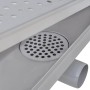 Linearer Blasenduschablauf aus Edelstahl 1030 x 140 mm von vidaXL, Abflüsse - Ref: Foro24-142194, Preis: 55,03 €, Rabatt: %
