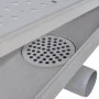 Linearer Blasenduschablauf aus Edelstahl 1030 x 140 mm von vidaXL, Abflüsse - Ref: Foro24-142194, Preis: 54,29 €, Rabatt: %