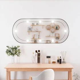 Oval wall mirror with LED lights, glass, 40x90 cm by , Mirrors - Ref: Foro24-3189163, Price: 53,16 €, Discount: %