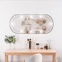 Espejo de pared ovalado con luces LED vidrio 40x90 cm de , Espejos - Ref: Foro24-3189163, Precio: 54,09 €, Descuento: %