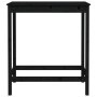 5-teiliges Bar-Set massives Zirbenholz schwarz von , Möbelsets für Küchen und Esszimmer - Ref: Foro24-3124701, Preis: 282,33 ...