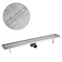 Stainless steel linear shower drain 830x140 mm by vidaXL, Drains - Ref: Foro24-142174, Price: 61,95 €, Discount: %