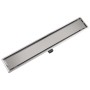 Lineare Duschrinne aus Edelstahl 830x140 mm von vidaXL, Abflüsse - Ref: Foro24-142174, Preis: 64,54 €, Rabatt: %