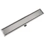 Stainless steel linear shower drain 830x140 mm by vidaXL, Drains - Ref: Foro24-142174, Price: 61,95 €, Discount: %