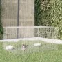 Rabbit cage 2 galvanized iron panels 110x79x54 cm by , Cages and habitats for small animals - Ref: Foro24-171568, Price: 46,7...