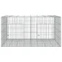 Kaninchenkäfig 2 Paneele verzinktes Eisen 110x79x54 cm von , Käfige und Lebensräume für Kleintiere - Ref: Foro24-171568, Prei...