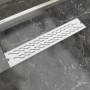 Wellenförmiger linearer Duschablauf aus Edelstahl 630 x 140 mm von vidaXL, Abflüsse - Ref: Foro24-142184, Preis: 45,05 €, Rab...