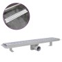 Wellenförmiger linearer Duschablauf aus Edelstahl 630 x 140 mm von vidaXL, Abflüsse - Ref: Foro24-142184, Preis: 45,05 €, Rab...