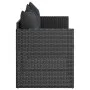 3-seater garden sofa with black synthetic rattan cushions by , Outdoor sofas - Ref: Foro24-362327, Price: 203,20 €, Discount: %