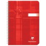 Clairefontaine Cuadernos con espiral A5 90 hojas rayado 5 uds