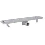 Desagüe de ducha lineal ondulado acero inoxidable 630x140 mm de vidaXL, Desagües - Ref: Foro24-142184, Precio: 44,32 €, Descu...