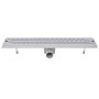 Wellenförmiger linearer Duschablauf aus Edelstahl 630 x 140 mm von vidaXL, Abflüsse - Ref: Foro24-142184, Preis: 45,05 €, Rab...