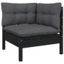 Garden furniture 13 pieces with anthracite pine wood cushions by , Garden sets - Ref: Foro24-3096074, Price: 1,00 €, Discount: %