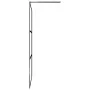 Duschwand mit ESG-Glas und schwarzer Aluminiumablage 90x195 cm von , Duschwände und Duschwände - Ref: Foro24-3185459, Preis: ...