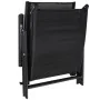 Tumbona plegable de aluminio negra de vidaXL, Tumbonas - Ref: Foro24-41741, Precio: 107,84 €, Descuento: %