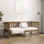 Sofá cama madera maciza de pino marrón miel 100x200 cm de , Camas y somieres - Ref: Foro24-820889, Precio: 141,53 €, Descuent...