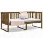 Sofá cama madera maciza de pino marrón miel 100x200 cm de , Camas y somieres - Ref: Foro24-820889, Precio: 141,53 €, Descuent...