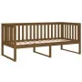 Sofá cama madera maciza de pino marrón miel 100x200 cm de , Camas y somieres - Ref: Foro24-820889, Precio: 141,53 €, Descuent...