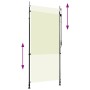 Estor enrollable de exterior color crema 100x270 cm