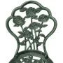 Garden bistro table and chairs 3 pieces green cast aluminum by vidaXL, Garden sets - Ref: Foro24-42164, Price: 185,21 €, Disc...