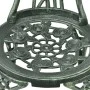 Garden bistro table and chairs 3 pieces green cast aluminum by vidaXL, Garden sets - Ref: Foro24-42164, Price: 185,21 €, Disc...