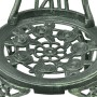 Mesa y sillas bistró de jardín 3 piezas aluminio fundido verde de vidaXL, Conjuntos de jardín - Ref: Foro24-42164, Precio: 18...