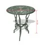 Garden bistro table and chairs 3 pieces green cast aluminum by vidaXL, Garden sets - Ref: Foro24-42164, Price: 185,21 €, Disc...