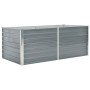 Gray galvanized steel elevated planter 160x80x45 cm by , Pots and planters - Ref: Foro24-47011, Price: 55,55 €, Discount: %