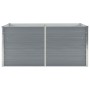Gray galvanized steel elevated planter 160x80x45 cm by , Pots and planters - Ref: Foro24-47011, Price: 55,55 €, Discount: %