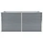Gray galvanized steel elevated planter 160x80x45 cm by , Pots and planters - Ref: Foro24-47011, Price: 56,37 €, Discount: %