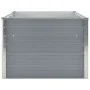 Gray galvanized steel elevated planter 160x80x45 cm by , Pots and planters - Ref: Foro24-47011, Price: 56,37 €, Discount: %