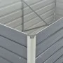 Gray galvanized steel elevated planter 160x80x45 cm by , Pots and planters - Ref: Foro24-47011, Price: 56,37 €, Discount: %