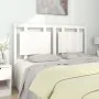 Bettkopfteil aus massivem weißem Kiefernholz, 145,5 x 4 x 100 cm von , Kopf- und Fußteile - Ref: Foro24-817941, Preis: 47,94 ...