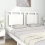 Bettkopfteil aus massivem weißem Kiefernholz, 145,5 x 4 x 100 cm von , Kopf- und Fußteile - Ref: Foro24-817941, Preis: 47,94 ...