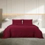 Burgunderrotes Bettbezug-Set aus Baumwolle, 220 x 240 cm von , Bettbezüge - Ref: Foro24-136179, Preis: 32,31 €, Rabatt: %