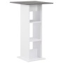 Weißer und anthrazitgrauer hoher Küchentisch 60x60x110 cm von , Küchen- und Esstische - Ref: Foro24-280210, Preis: 74,78 €, R...