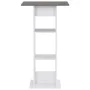 Weißer und anthrazitgrauer hoher Küchentisch 60x60x110 cm von , Küchen- und Esstische - Ref: Foro24-280210, Preis: 67,86 €, R...