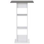 Weißer und anthrazitgrauer hoher Küchentisch 60x60x110 cm von , Küchen- und Esstische - Ref: Foro24-280210, Preis: 74,78 €, R...