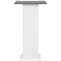 Mesa alta de cocina blanco y gris antracita 60x60x110 cm de , Mesas de cocina y de comedor - Ref: Foro24-280210, Precio: 74,6...