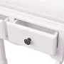 Galan Nachtgarderobe mit weißer Holzaufbewahrung von vidaXL, Kommoden-Organizer und Bar-Kleiderbügel - Ref: Foro24-242751, Pr...