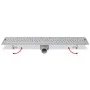 Desagüe lineal de ducha Bubble acero inoxidable 730x140 mm de vidaXL, Desagües - Ref: Foro24-142191, Precio: 47,96 €, Descuen...
